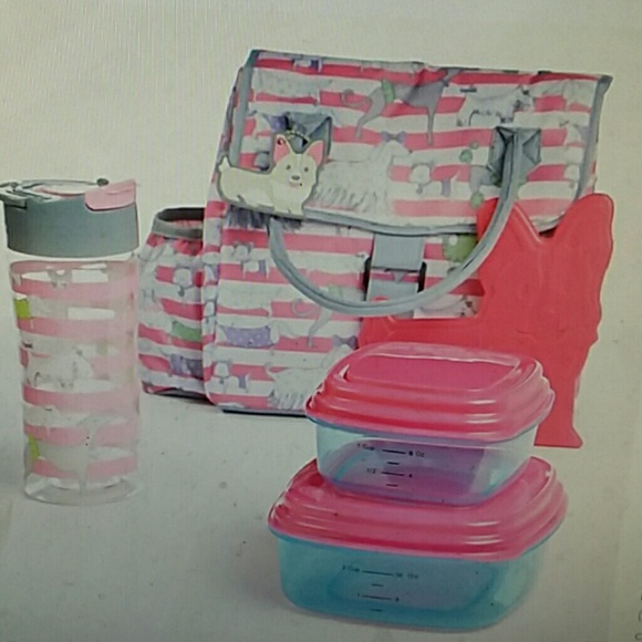 fit and fresh lunch bag with water bottle